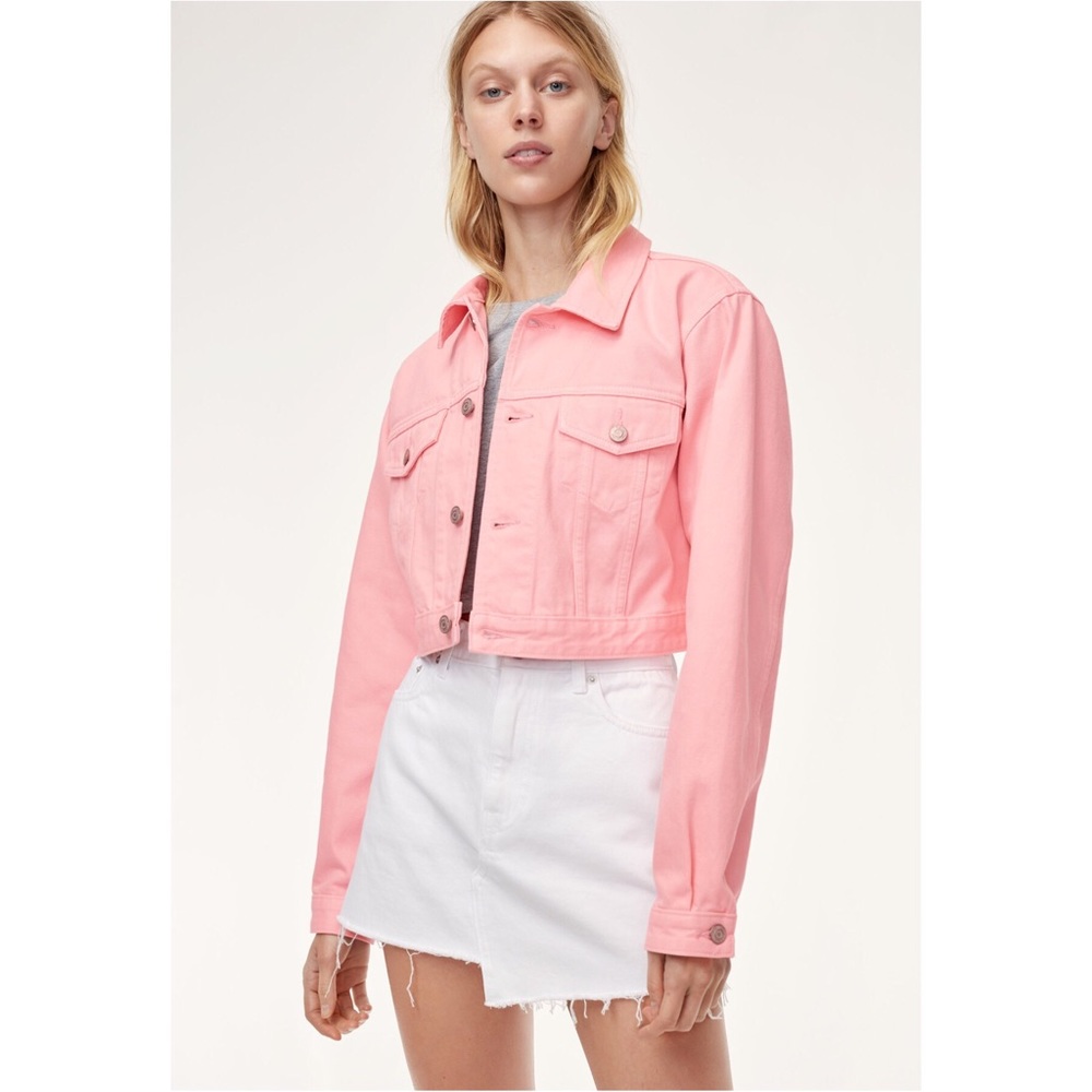 TNA Andino Denim Jacket (pink)